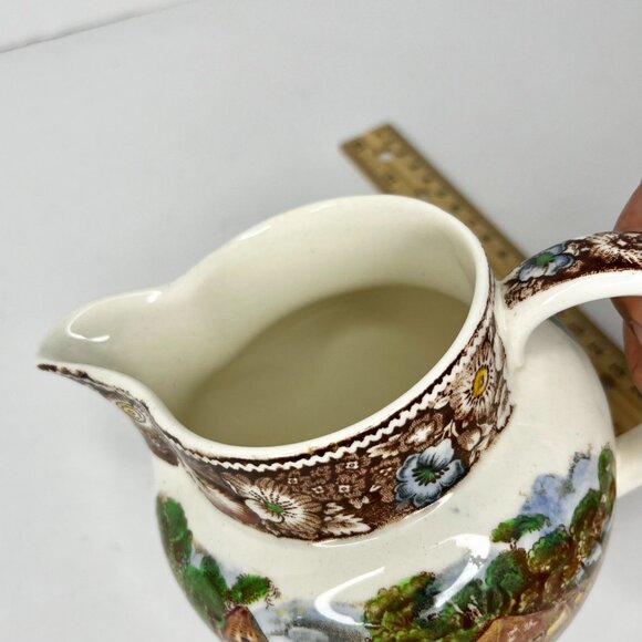 Vtg Porcelain Creamer 4.25" Rural England W.R. Midwinter Ltd - Picture 12 of 13